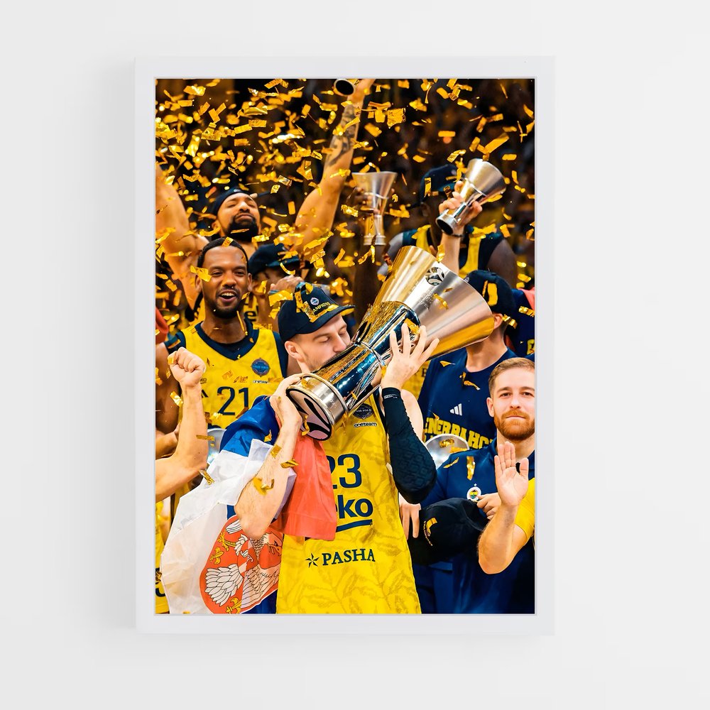 Poster Les Aigles Dorés – affiche Basketball (vue 3)